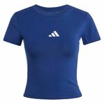 ADIDAS SPORTSWEAR Funkcionalna majica 'Essentials' temno modra / bela