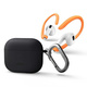 NEW UNIQ zaščitni etui za slušalke Nexo za Apple AirPods 3 + ušesni kavlji Silikon siv/siv