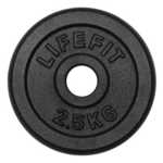 Rulyt LifeFit utež, črna, 2,5 kg