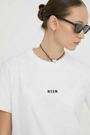 Bombažna kratka majica MSGM ženski