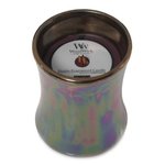 WEBHIDDENBRAND Keramična ovalna vaza za sveče WoodWick, Temni mak, 133,2 g