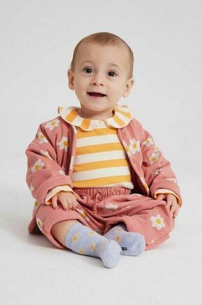 Otroški pulover Bobo Choses oranžna barva - oranžna. Pulover za dojenčka iz kolekcije Bobo Choses. Model izdelan iz mehke