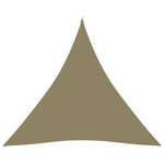 shumee Vrtno jadro Oxford Cloth Triangular 4x4x4 m Bež
