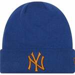 New York Yankees MLB League Essential Cuff Beanie Blue/Orange UNI Zimska kapa
