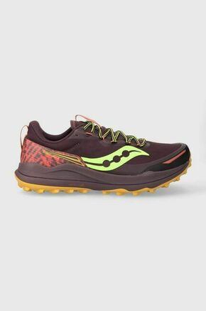 Tekaški čevlji Saucony Xodus Ultra 2 bordo barva - bordo. Superge za trening iz kolekcije Saucony. Model dobro stabilizira stopalo in zagotavlja dober oprijem v različnih pogojih.