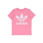 Otroška bombažna kratka majica adidas Originals roza barva - roza. Otroški kratka majica iz kolekcije adidas Originals. Model izdelan iz tanke, rahlo elastične pletenine.