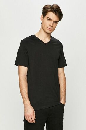 Ted Baker t-shirt (3-pack) - črna. T-shirt iz kolekcije Ted Baker. Model izdelan iz enobarvne pletenine.