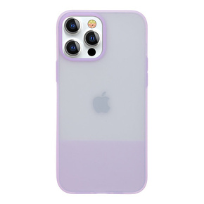 Slomart kingxbar plain serija ohišje za iPhone 13 silikonski pokrov vijolične barve
