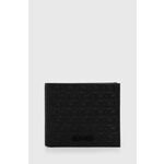 Usnjena denarnica Calvin Klein moška, črna barva, K50K511941 - črna. Srednje velika denarnica iz kolekcije Calvin Klein. Model izdelan iz naravnega usnja.