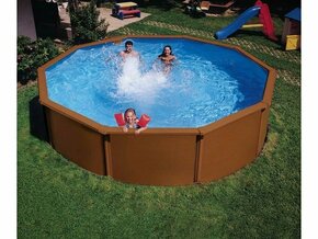 Planet Pool samostoječ bazen KIT 460 Vision Wood 460x120 cm 1798