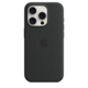 Apple iPhone 15 Pro ovitek, silikonski, z MagSafe, črn (MT1A3ZM/A)