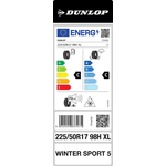 Dunlop zimske gume 225/50R17 98H XL FR Winter Sport 5 m+s