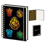 Pyramid HARRY POTTER (COLOURFUL CREST DARK) A5 BELEŽKA