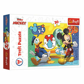 Trefl Puzzle Miki Miška in raček Donald 30 kosov