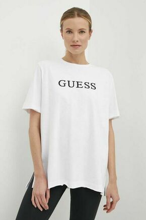 Bombažna kratka majica Guess ATHENA ženska