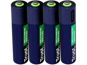 TRUST USB-c Polnilne Baterije Aaa 4kos 25671