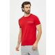 Majica lounge Emporio Armani Underwear 2-pack rdeča barva - rdeča. Lahkotna kratka majica iz kolekcije Emporio Armani Underwear, izdelana iz pletenine, prijetne na otip. Model iz izjemno udobne tkanine z visoko vsebnostjo bombaža.