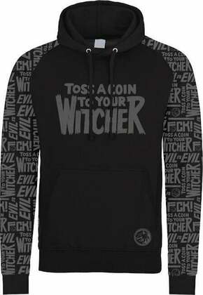 Witcher Kapuco Toss a Coin (Super Heroes Collection) Black L