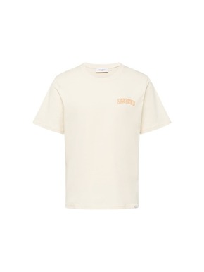 Bombažna kratka majica Les Deux bež barva - bež. Kratka majica iz kolekcije Les Deux. Model izdelan iz tanke