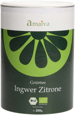 Amaiva Ingver limona - bio zeleni čaj - 200 g