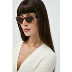 Sončna očala Saint Laurent ženska, rjava barva, SL M94 - rjava. Sončna očala iz kolekcije Saint Laurent. Model z enobarvnimi stekli in okvirji iz plastike. Ima filter UV 400.