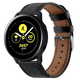 BStrap Samsung Galaxy Watch Active 2 40mm Leather Italy pašček, Black