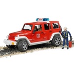 BRUDER 02528 Jeep Wrangler Gasilec s figurico