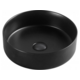 SANOTECHNIK keramični umivalnik K422B - okrogel črn