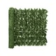 VIDAXL Balkonsko platno s temno zelenim listjem 300x75 cm