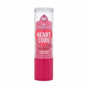 Essence Heart Core Fruity Lip Balm negovalen balzam za ustnice 3 g odtenek 01 Crazy Cherry