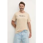 Pepe Jeans kratka majica moška bombažna EGGO N bež PM508208