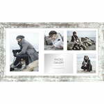 Sivo-bel okvir za 5 fotografij Styler Narvik, 51 x 27 cm