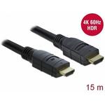 Delock Aktivni kabel HDMI4K 60 Hz 15 m