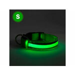 YUMMIE ovratnica z LED osvetlitvijo - USB z baterijo - velikost S (43cm) - zelena