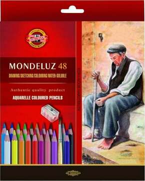 WEBHIDDENBRAND Koh-i-noor MONDELUZ akvarelne barvice 48 kosov v kompletu