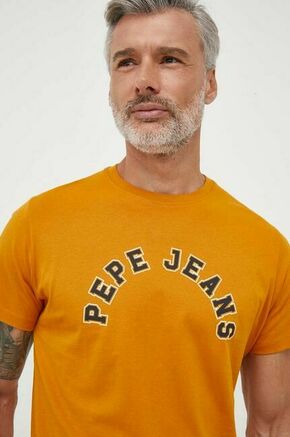 Bombažna kratka majica Pepe Jeans Westend rumena barva - rumena. Kratka majica iz kolekcije Pepe Jeans