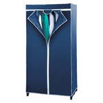 Modra zložljiva garderobna omara iz blaga Wenko Air