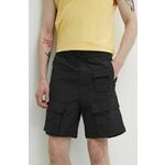 Kratke hlače HUGO moške, črna barva, 50511396 - črna. Kratke hlače iz kolekcije HUGO. Model izdelan iz lahke tkanine. Model iz visokokakovostnega in trajnostnega materiala.