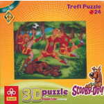 WEBHIDDENBRAND TREFL Puzzle Scooby Doo: Nogomet 3D 24 kosov