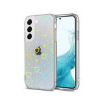 Onasi Clear case silikonski ovitek hologram za samsung galaxy s20 fe g780 - prozoren s srčki