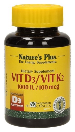 Vitamin D3 1000 IE s 100 mcg vit. K2 - 90 veg. kapsul