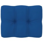 Vidaxl Blazina za kavč iz palet kraljevsko modra 50x40x10 cm