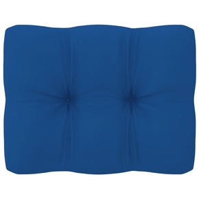 Vidaxl Blazina za kavč iz palet kraljevsko modra 50x40x10 cm