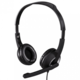 Hama HS-300 slušalke, 3.5 mm, črna, mikrofon