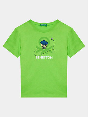 United Colors Of Benetton Majica 3I1XG10CY Zelena Regular Fit