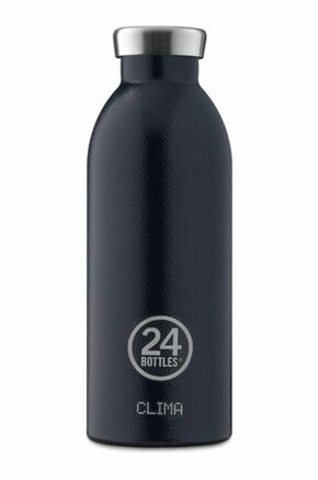 Termo steklenica 24bottles mornarsko modra barva - mornarsko modra. Termo steklenica iz kolekcije 24bottles.