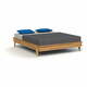 Hrastova zakonska postelja 160x200 cm Retro - The Beds