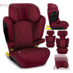 Otroški avtosedež, ISOFIX, nastavljiva višina, mehko oblazinjenje, MoMi MEI, rdeč
