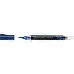 Pentel Dual Metallic Brush marker s čopičem - modri
