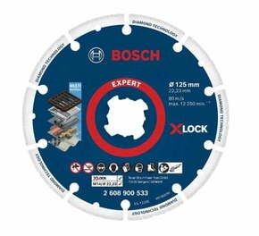 Bosch X-Lock diamantna plošča za kovino